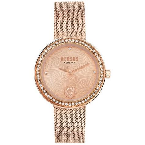 versace white and rose gold watch|versus by Versace women's watch.